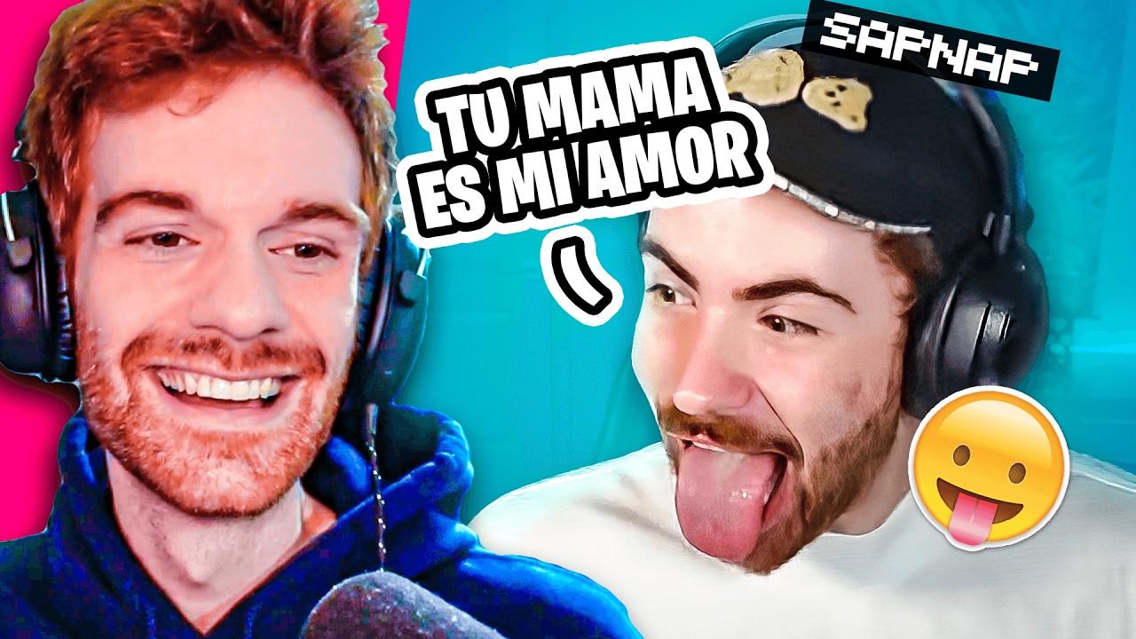 Reaccionando a Crisgreen le enseña español a Sapnap