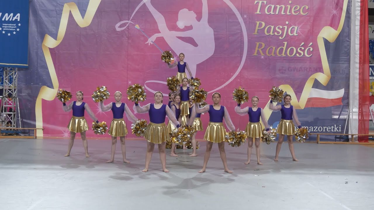 FORMACJA POM POM – AFERA Krypno 👧 Juniorki Scena – Mistrzostwa Polski Mażoretek SMTiChP 2025