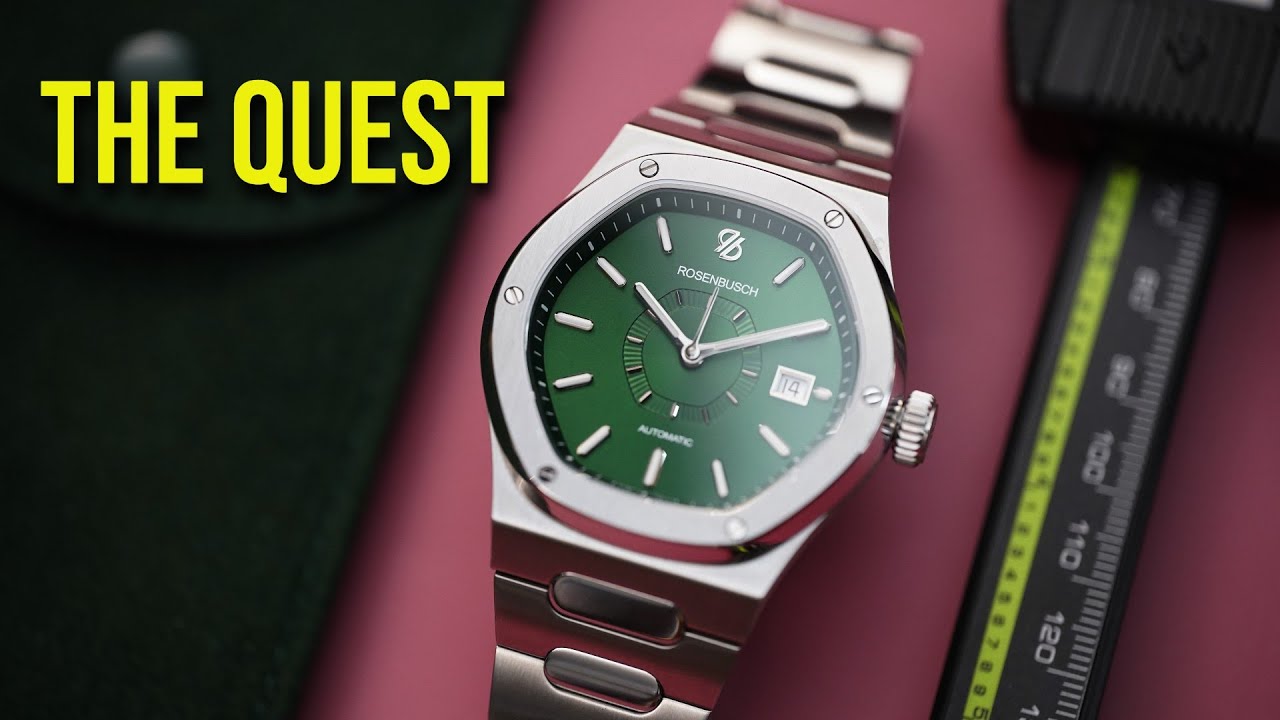 ROSENBUSCH - The Quest German Made Integrated Bracelet Watch - Swiss Automatic 100m