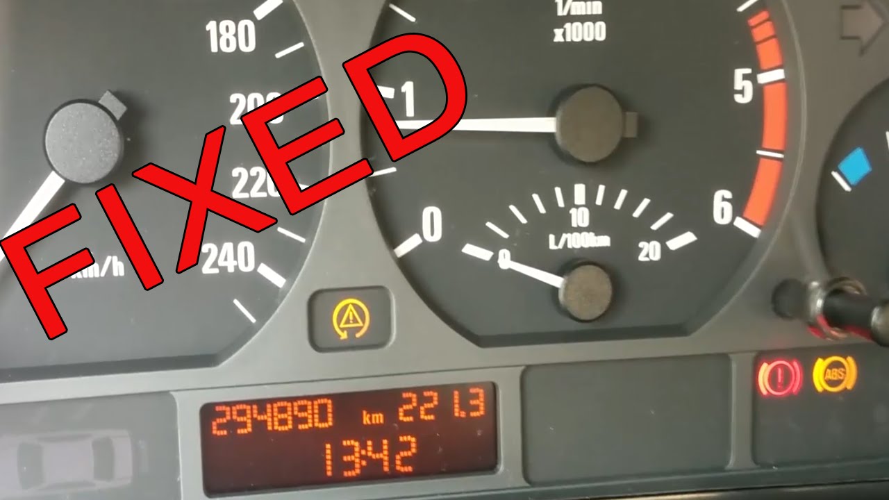 Устранение неисправности индикатора ручного тормоза ABS ASC на BMW E46 (замена сломанного датчика)
