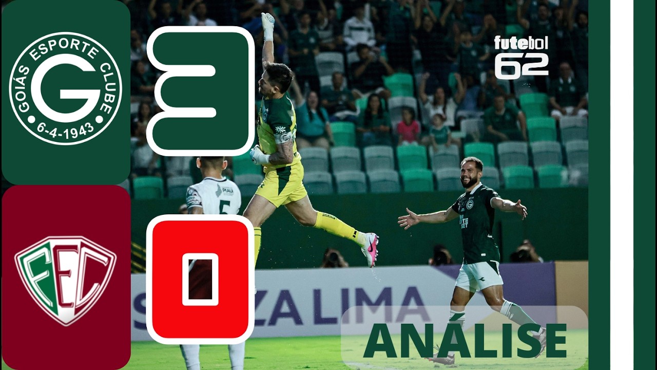 Goiás 3x0 Fluminense-PI - Análise do jogo pelo Futebol62