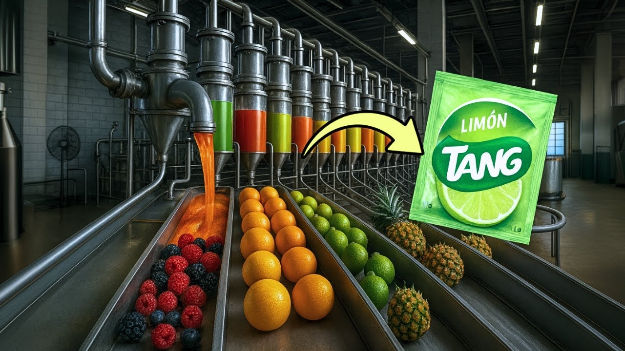 Así se FABRICA el TANG industrialmente ¿Qué contiene realmente el jugo en polvo