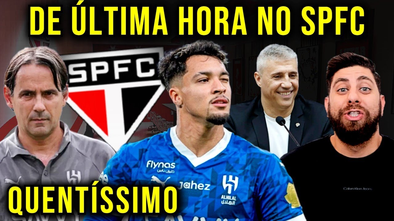 NEGÓCIO BOMBÁSTICO SIM!!! SÃO PAULO TEM GÊNIO QUE FINALMENTE VOLTA AO RADAR. SPFC AGORA DECOLA!