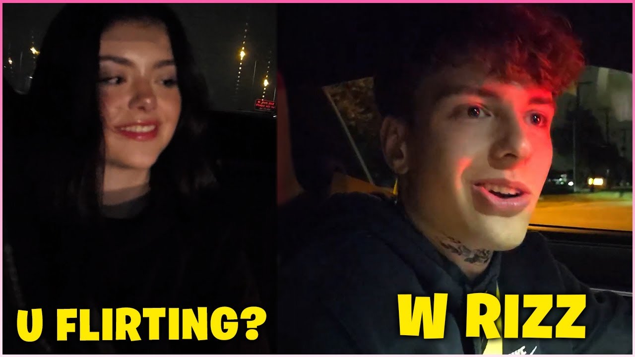 FRAANTIC BLUSHES after CLIX RIZZ her up in his PORSHE 911 TURBO S & HOST a couple 2v2