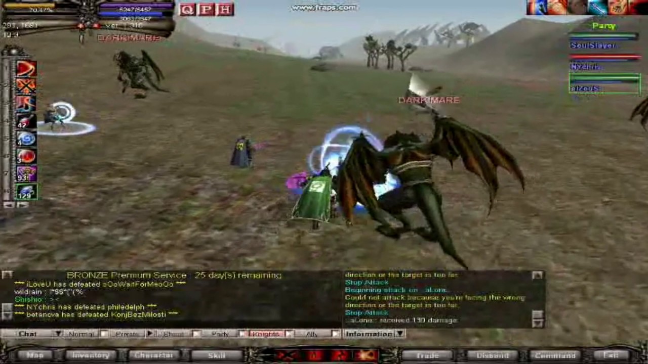 Knight Online SoulSlayer and NYchris PerpetuousDreamer Pk ARES USKO
