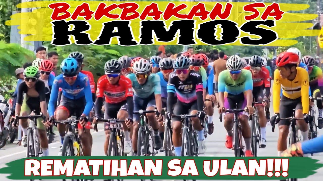 BREAKAWAY NA,..inabutan PA NG ULAN SA REMATIHAN! RAMOS TARLAC CYCLING RACE