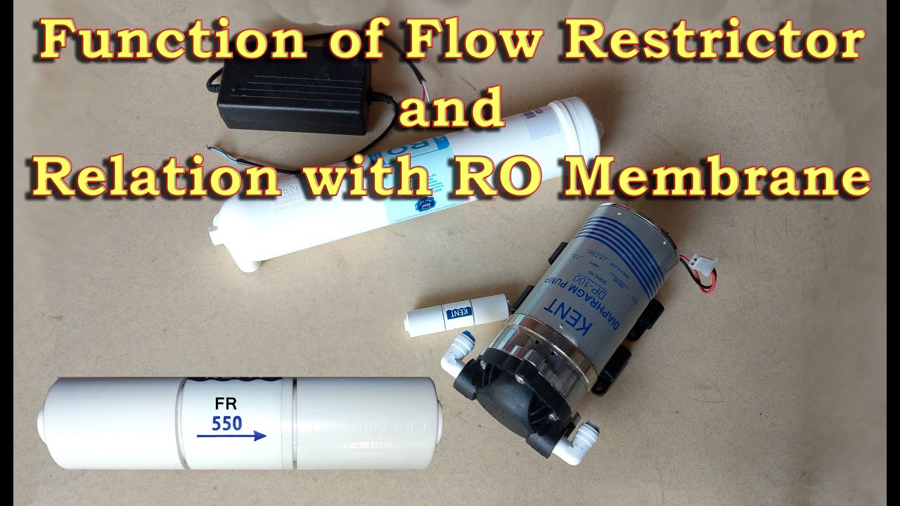 Функция ограничителя потока и его связь с мембраной обратного осмоса