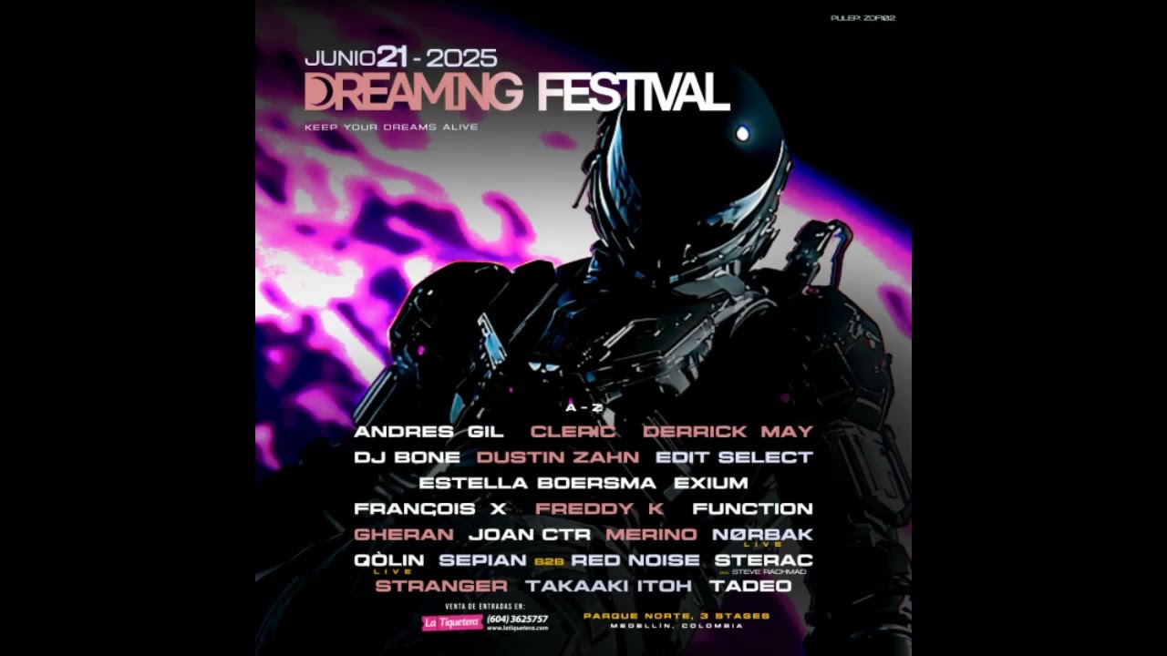 STEVE RACHDMAD AKA STERAC AT DREAMING FESTIVAL (MEDELLIN). 21/06/2025. ONLYTEKNO COLLECTION 1294