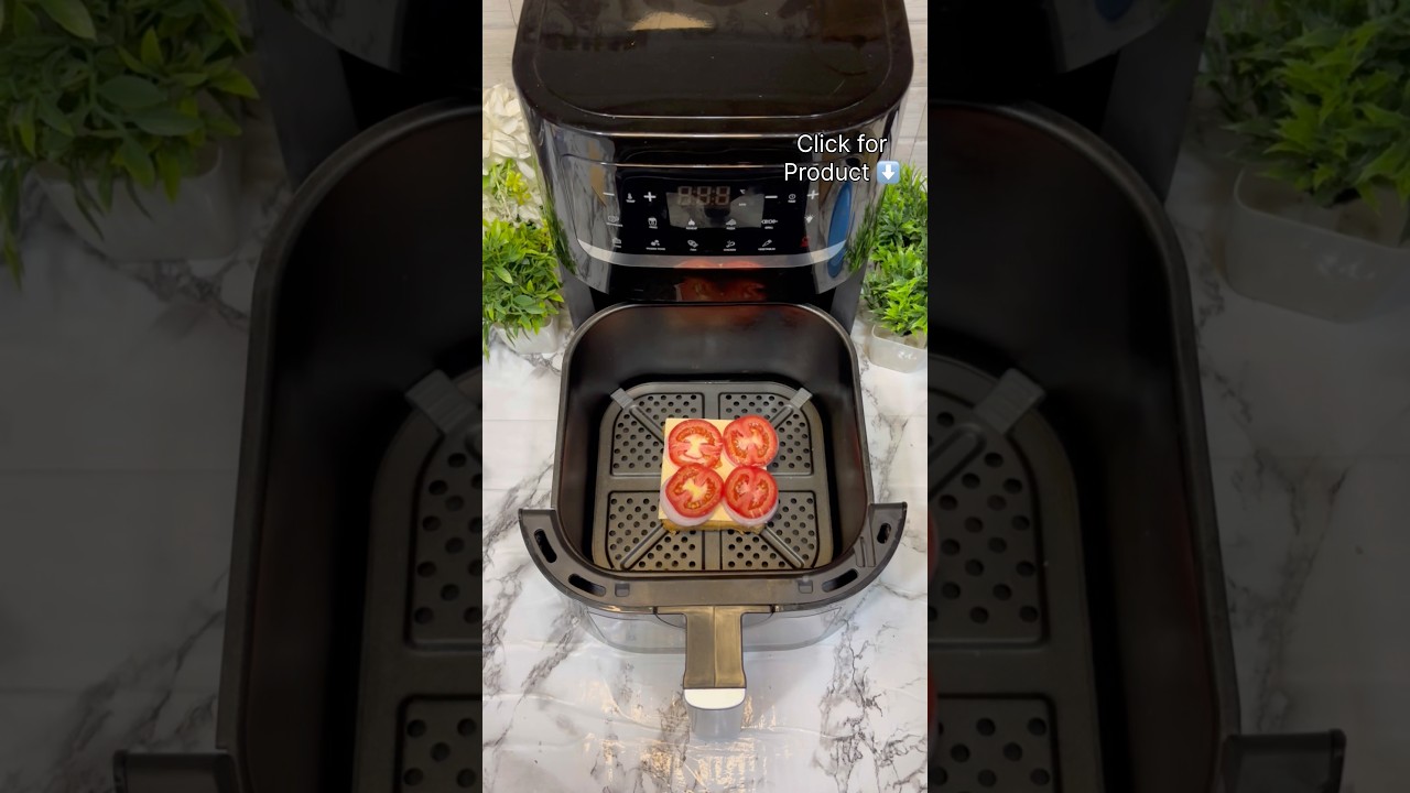 Cheese Onion Tomato Sandwich in Air Fryer | Easy & Quick Recipe