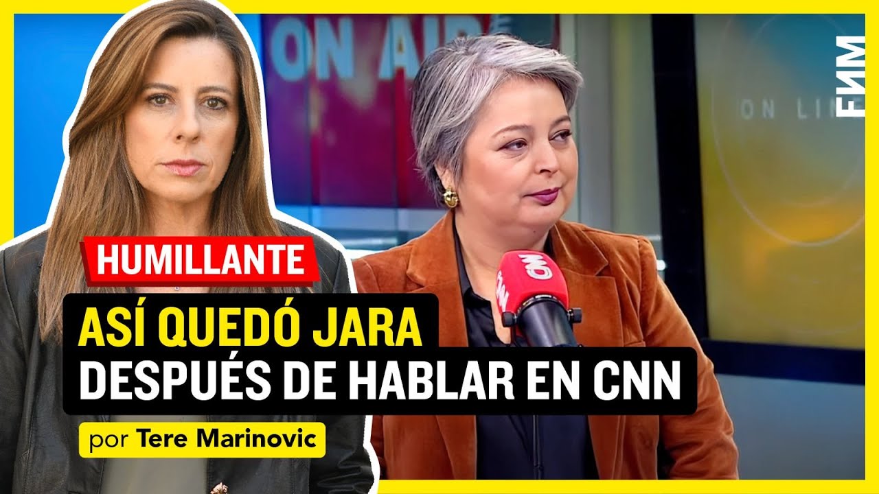 AS&Iacute; qued&oacute; JARA despu&eacute;s de hablar en CNN l Tere Marinovic por FNM #jara #cnn #pc