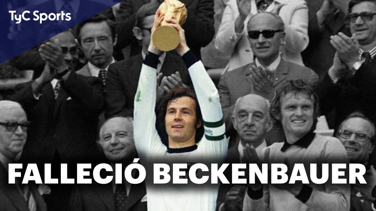 MURIÓ FRANZ BECKENBAUER, LEYENDA DEL FÚTBOL ⚽ EL CAMPEÓN MUNDIAL CON ALEMANIA FALLECIÓ A LOS 78 AÑOS