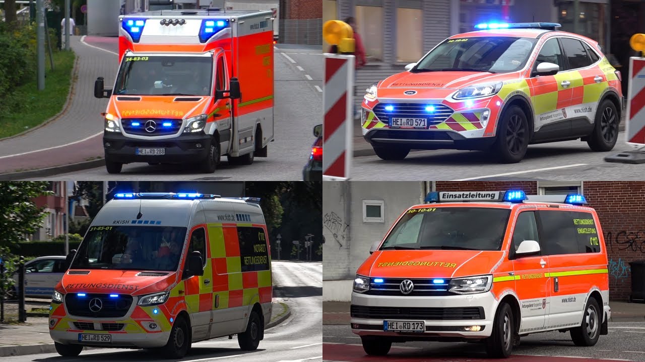 [Leitender Notarzt|ORGL,KTW & mehr !] Einsatzfahrten Rettungdienst der RKiSH des Kreises Pinneberg