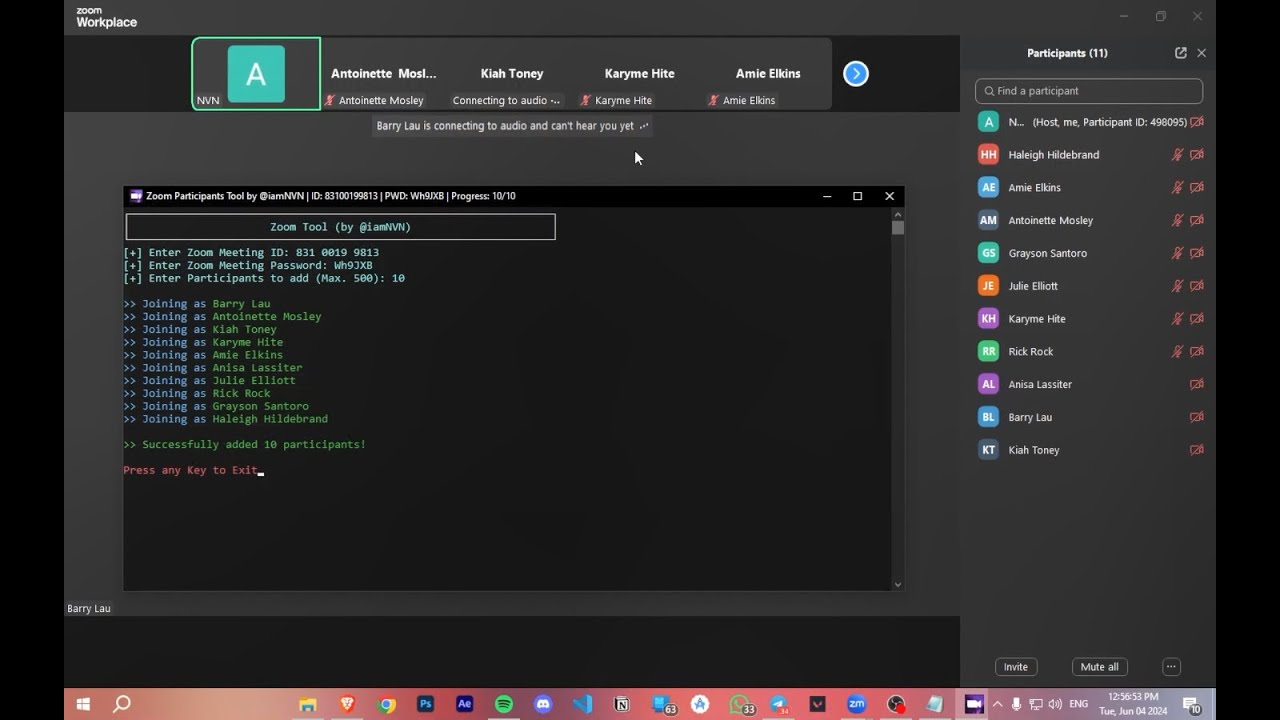 [UPDATED UI] Zoom Fake Participants Software - Adding FAKE Members to Your Zoom Meetings