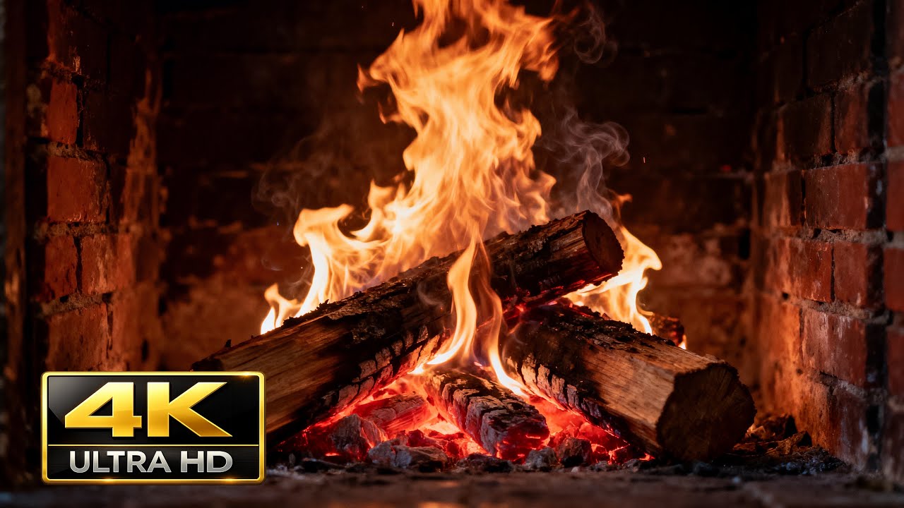 🔥 Crackling Fireplace Ambience for Deep Focus & Sleep | 5 Hours