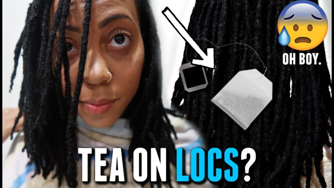 DIY Peppermint & Lemon Ginger TEA RINSE on LOCS? | GOOD OR BAD? (honest opinion)