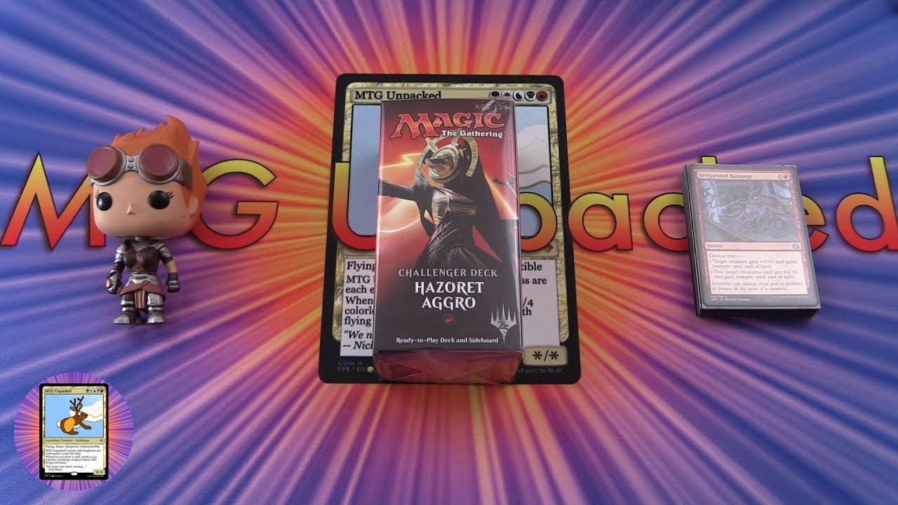 MTG Hazoret Aggro Challenger Deck unboxing & upgrade deck tech