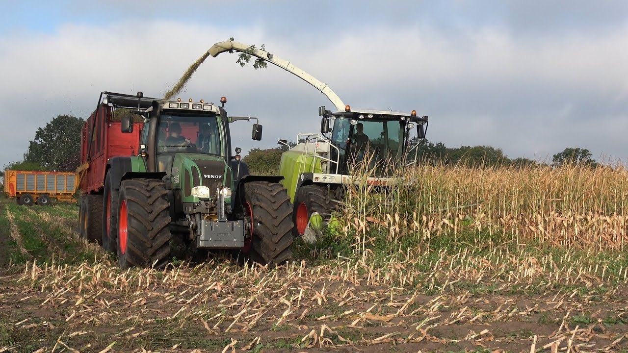 De 100-dagen mais hakselen door loonbedrijf Fa Fokkert met Claas Jaguar 940 en Fendt trekkers (2025)