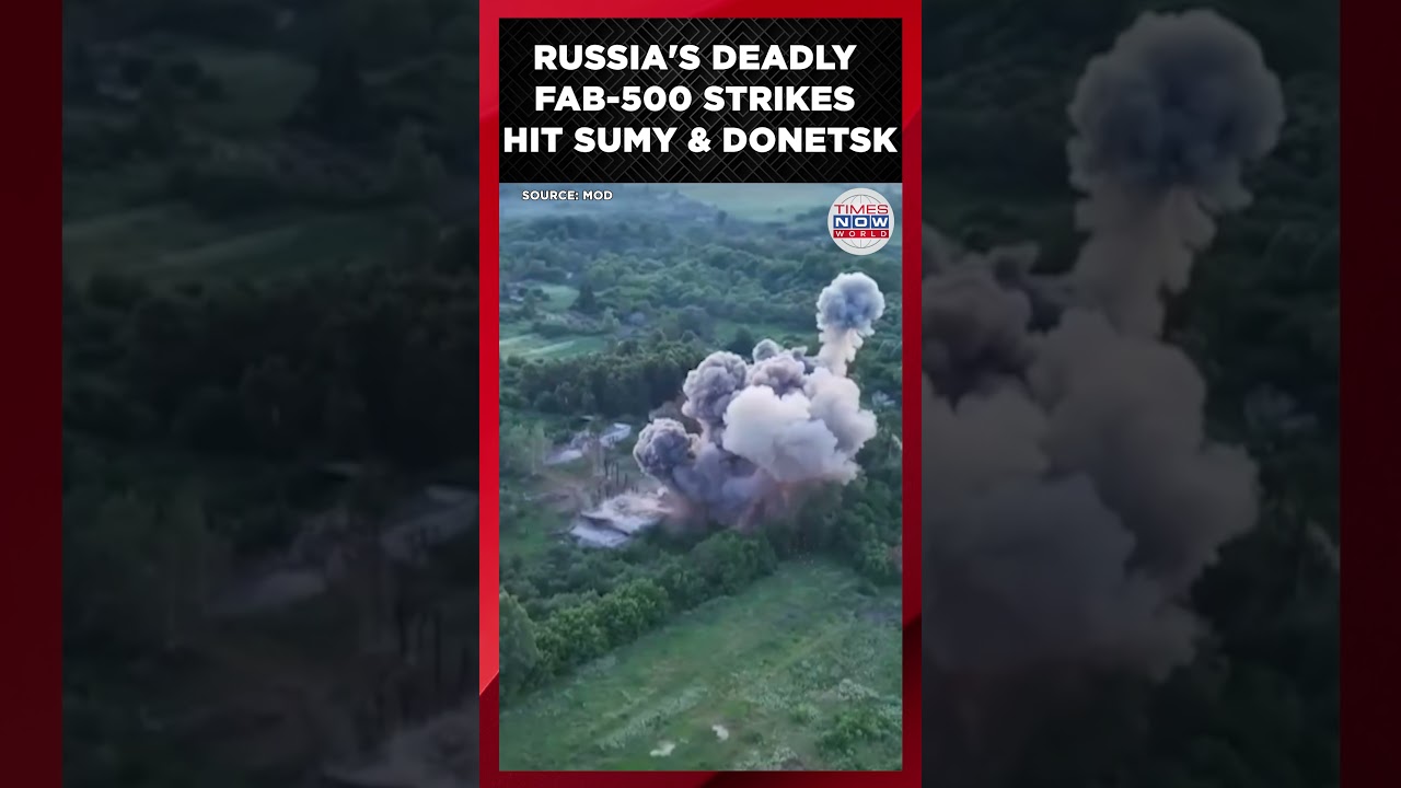 WATCH: Russian FAB-500 Glide Bomb Strike Rocks Sumy! | Times Now World