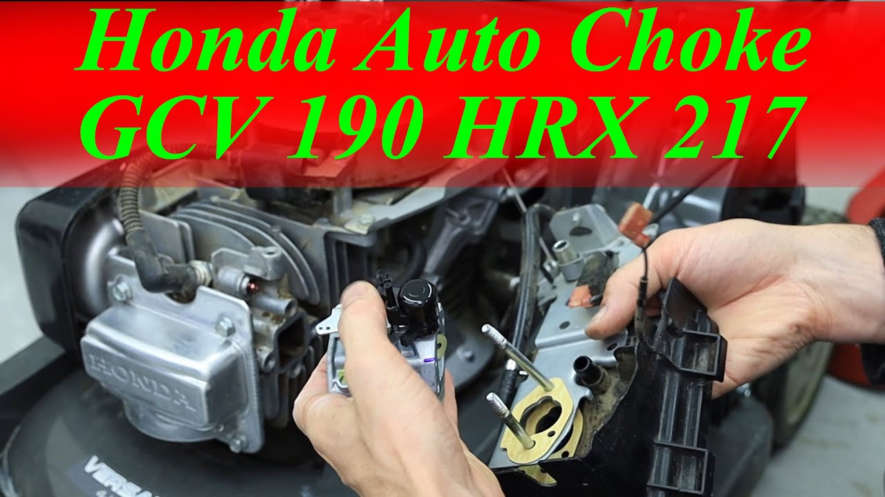 Газонокосилка Honda HRX217 GCV 190 с автоматической заслонкой карбюратора. Замена прокладок. Не р...