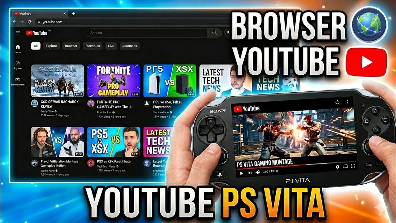 BROWSER e YOUTUBE su PSVITA