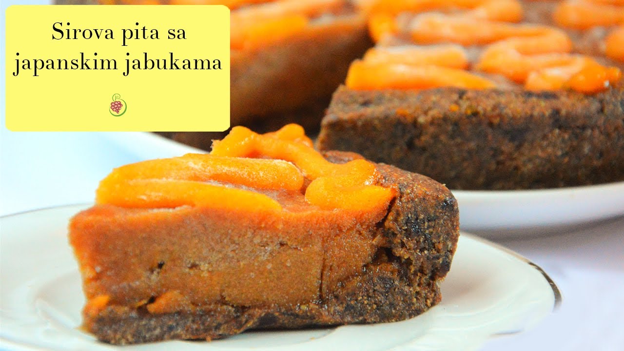 Sirova, veganska pita sa japanskim jabukama