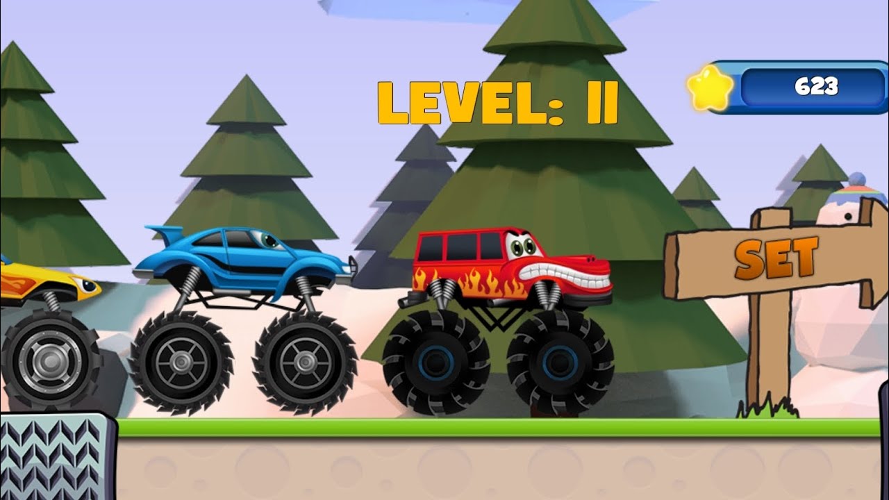Game balapan truk yang menarik untuk anak anak - mudah dimainkan. Byko Games
