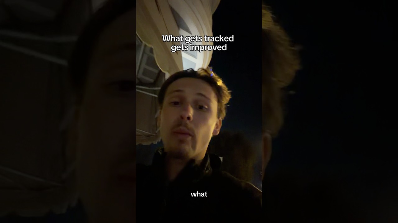 What gets tracked gets improved&hellip;