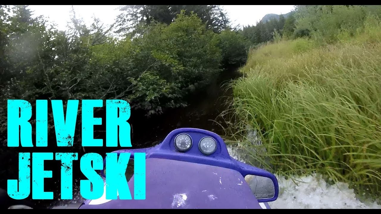 Jetskiing through the woods