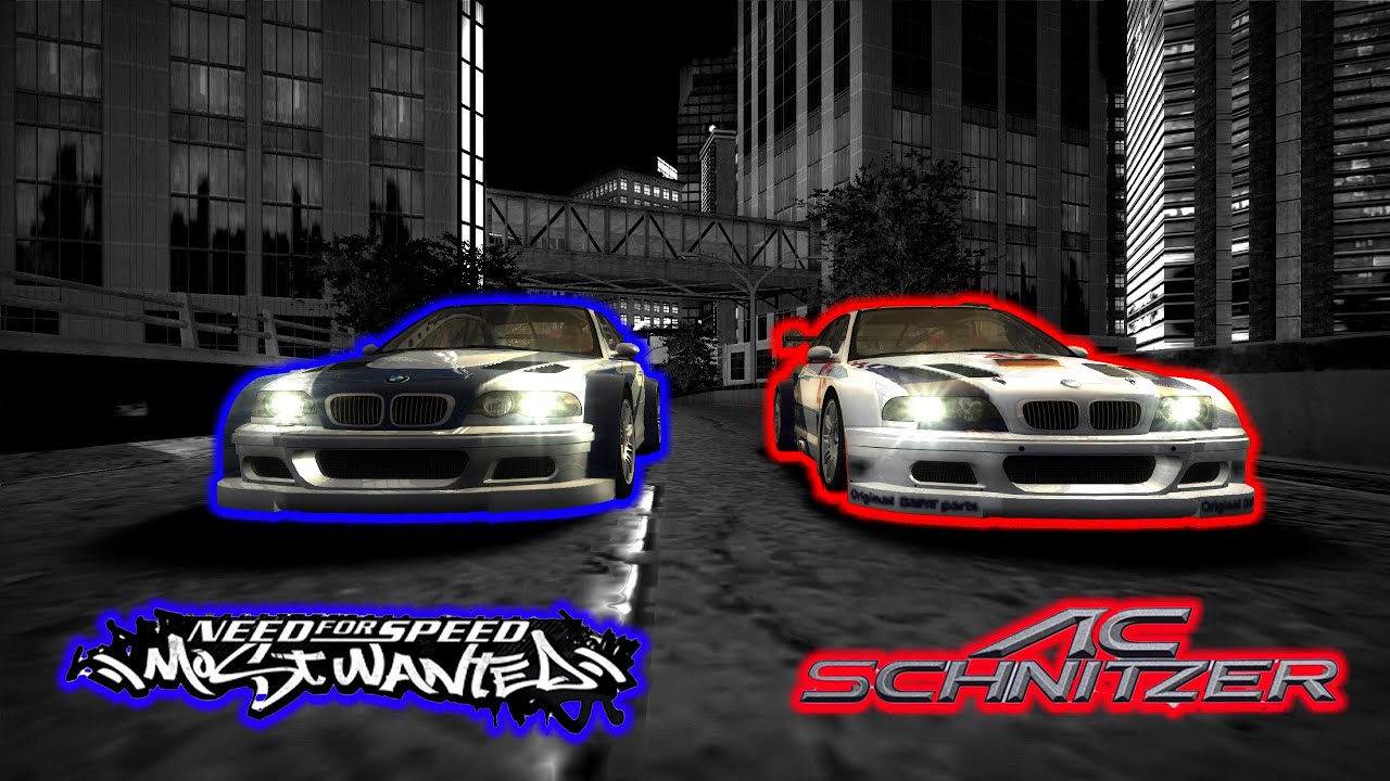 NFS Most Wanted - Schnitzer BMW M3 GTR vs MW BMW M3 GTR