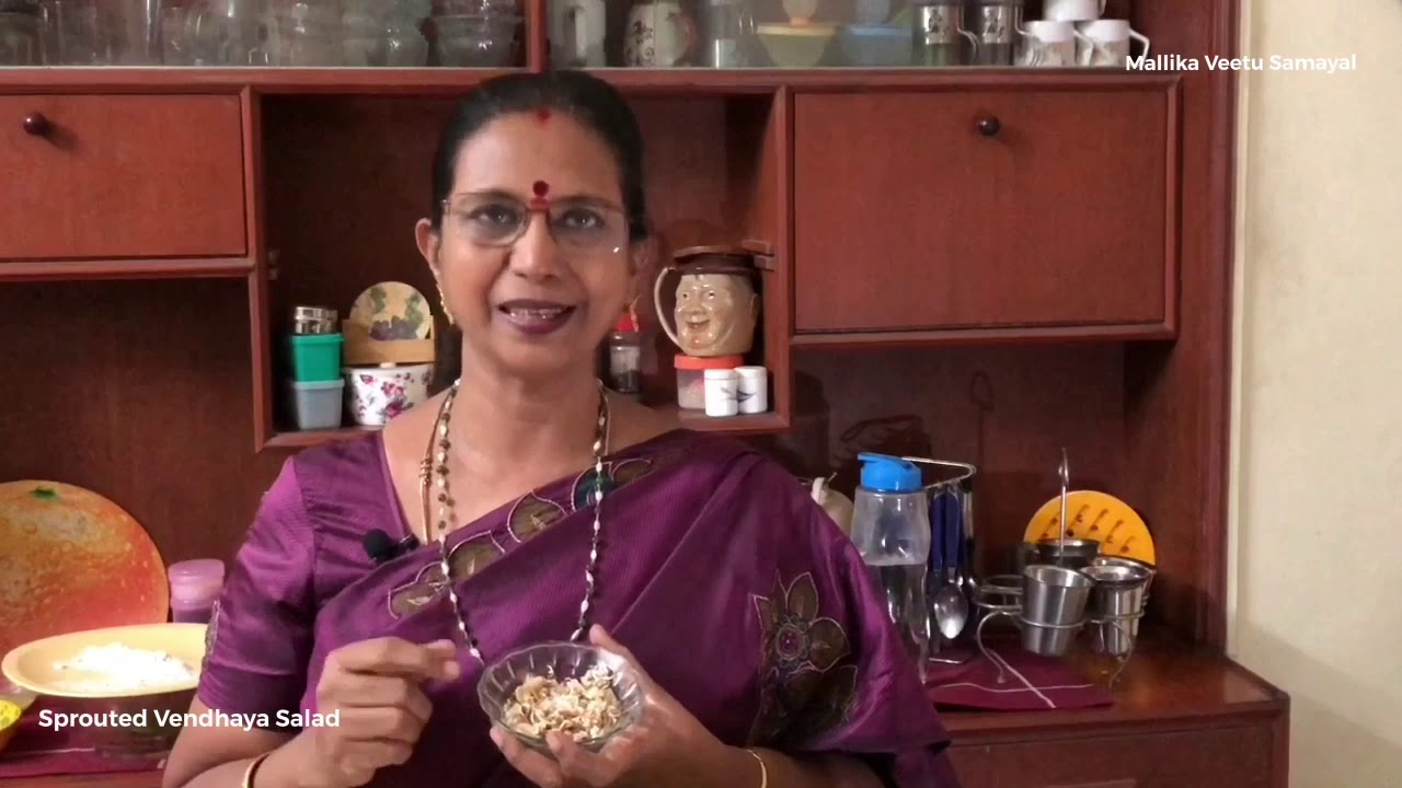 Sprouted Vendhaya Salad