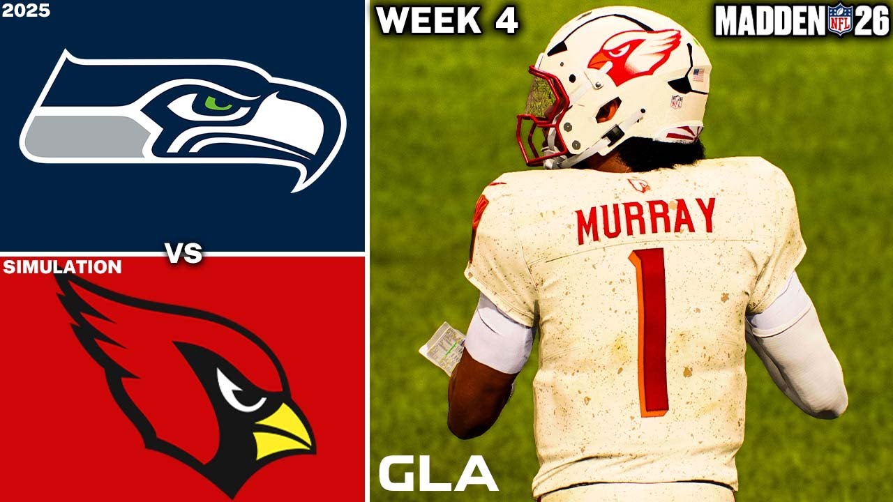 Cardinals vs. Seahawks | Week 4 Simulation | Madden 26 PS5 Gameplay