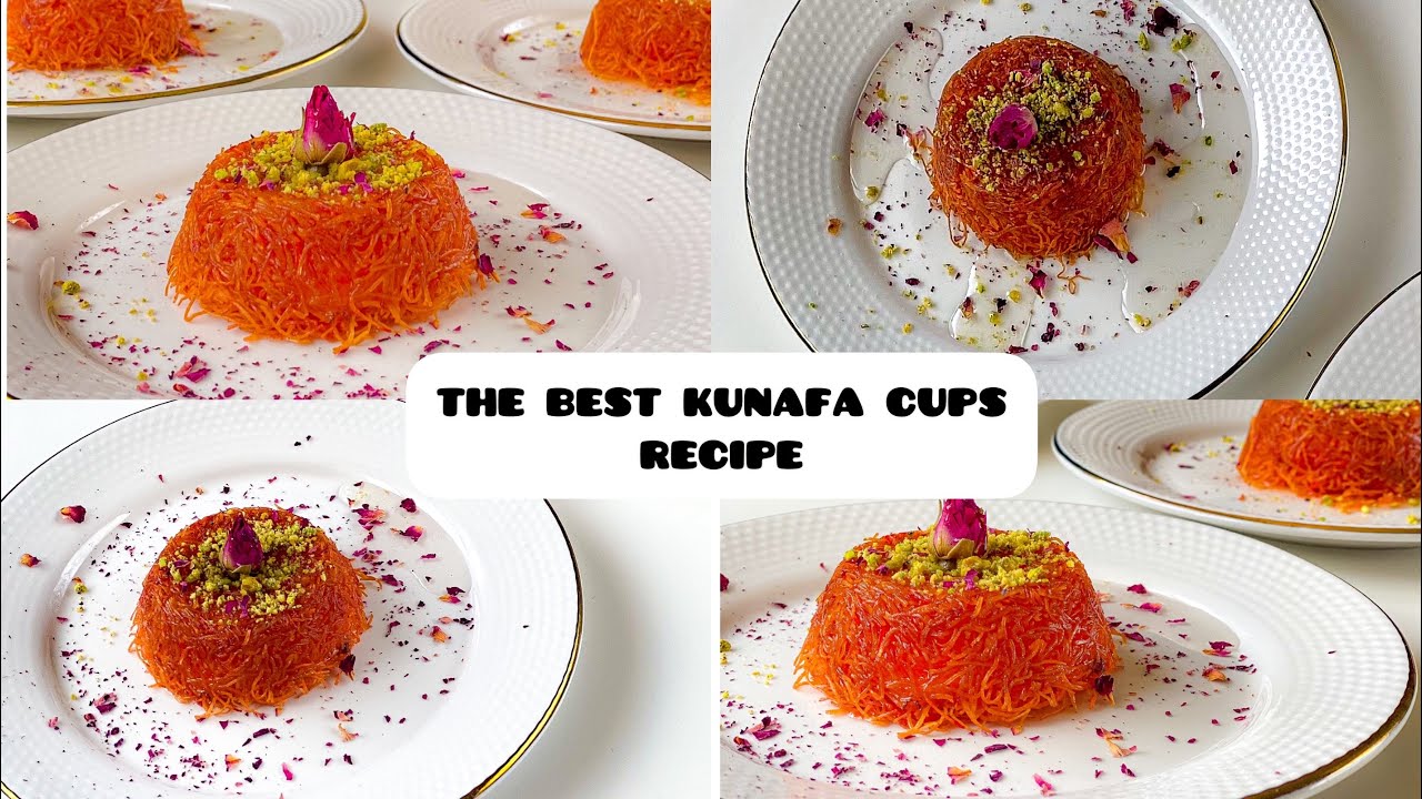 How to make Kunafa Cups | Arabic Sweets | Easiest Kunafa Recipe| Ayshas Tasty Treat