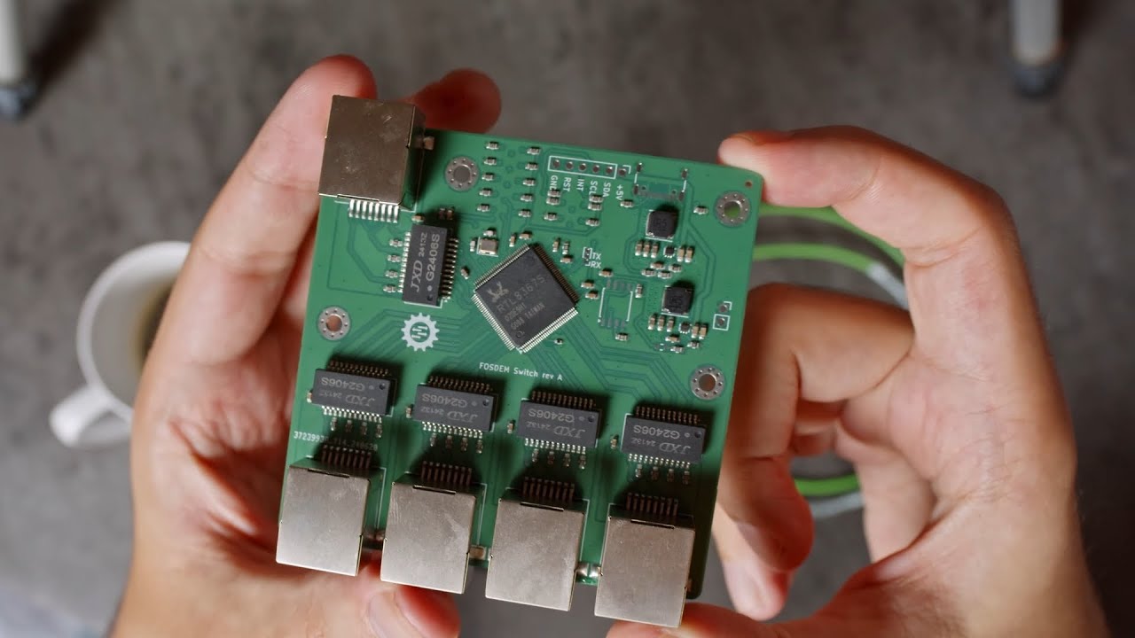 Building my own 5-port gigabit switch for Linux control