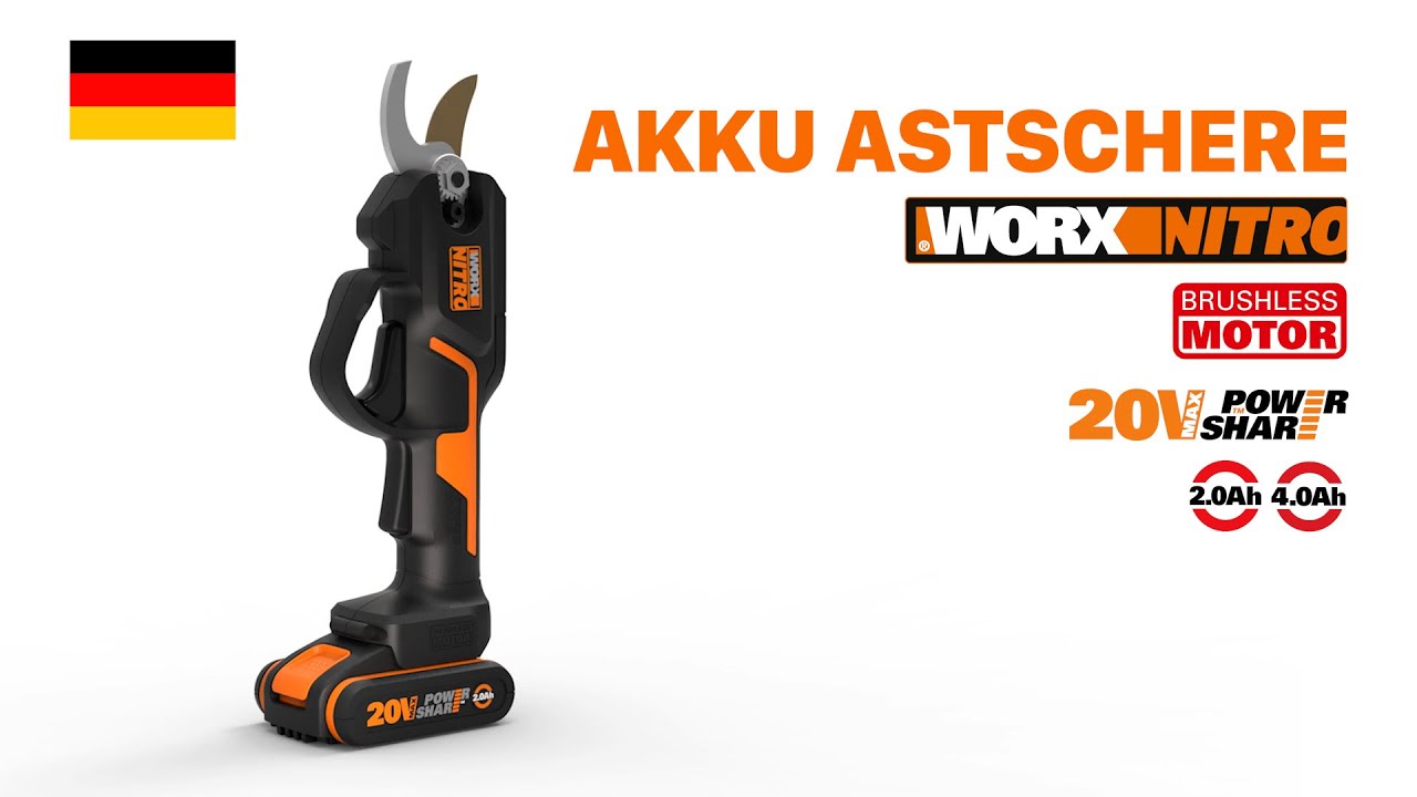 WORX WG 330E AKKU ASTSCHERE DE