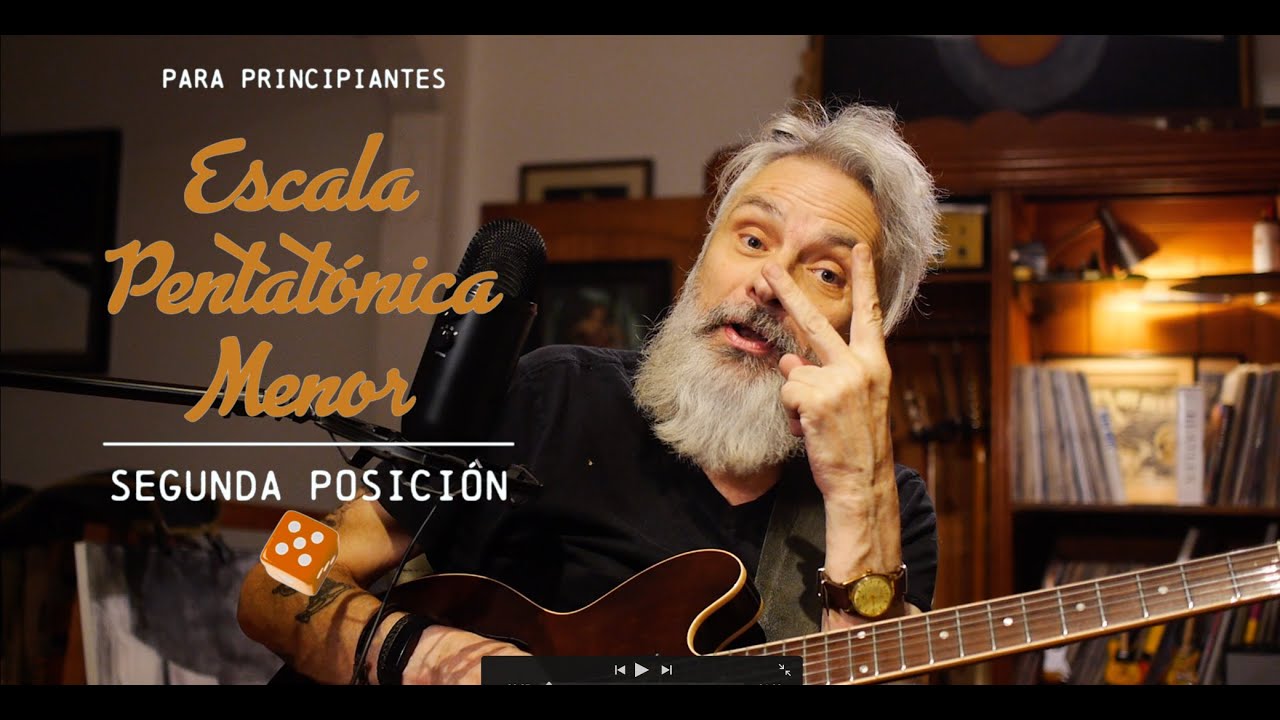 Segunda posici&oacute;n de la escala pentat&oacute;nica menor