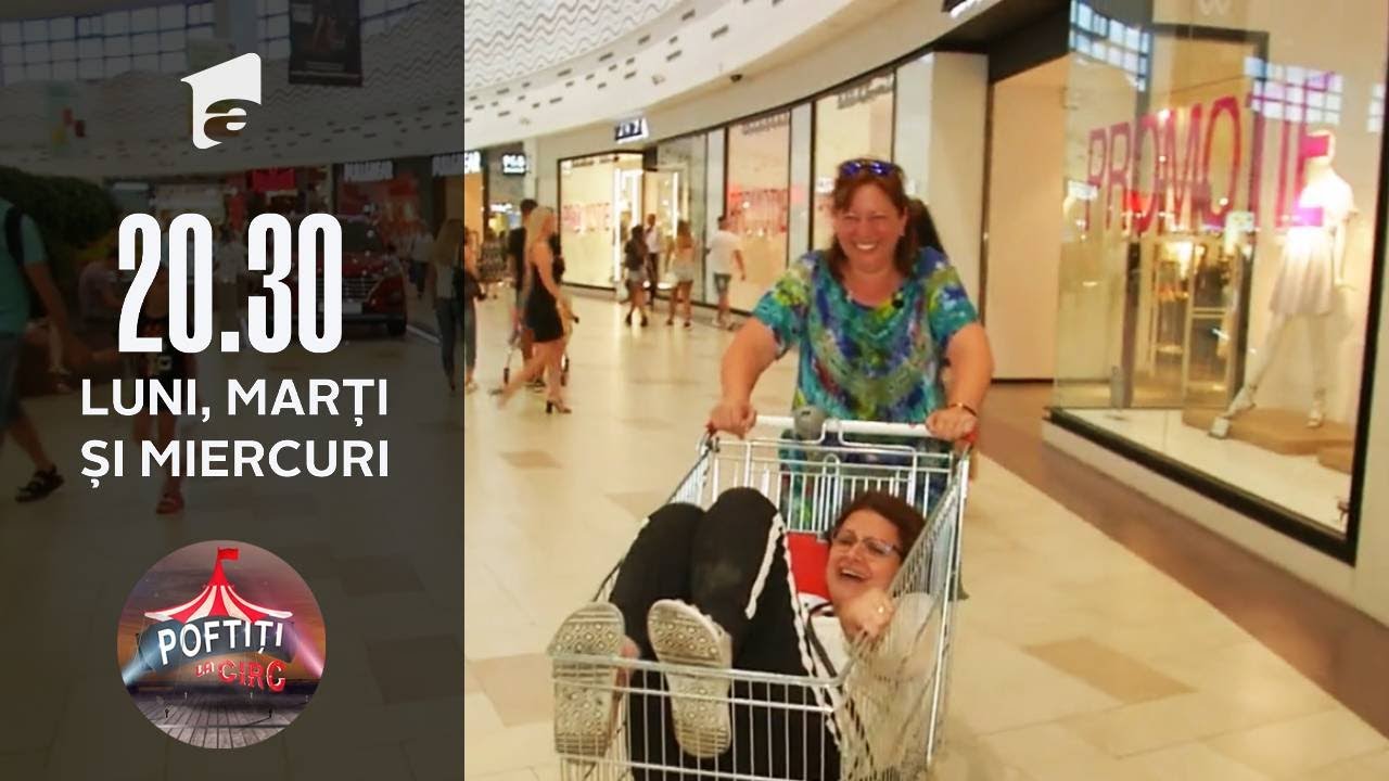 Poftiți la Circ | Nea Mărin își duce vedetele la mall să facă promovare pentru balul caritabil
