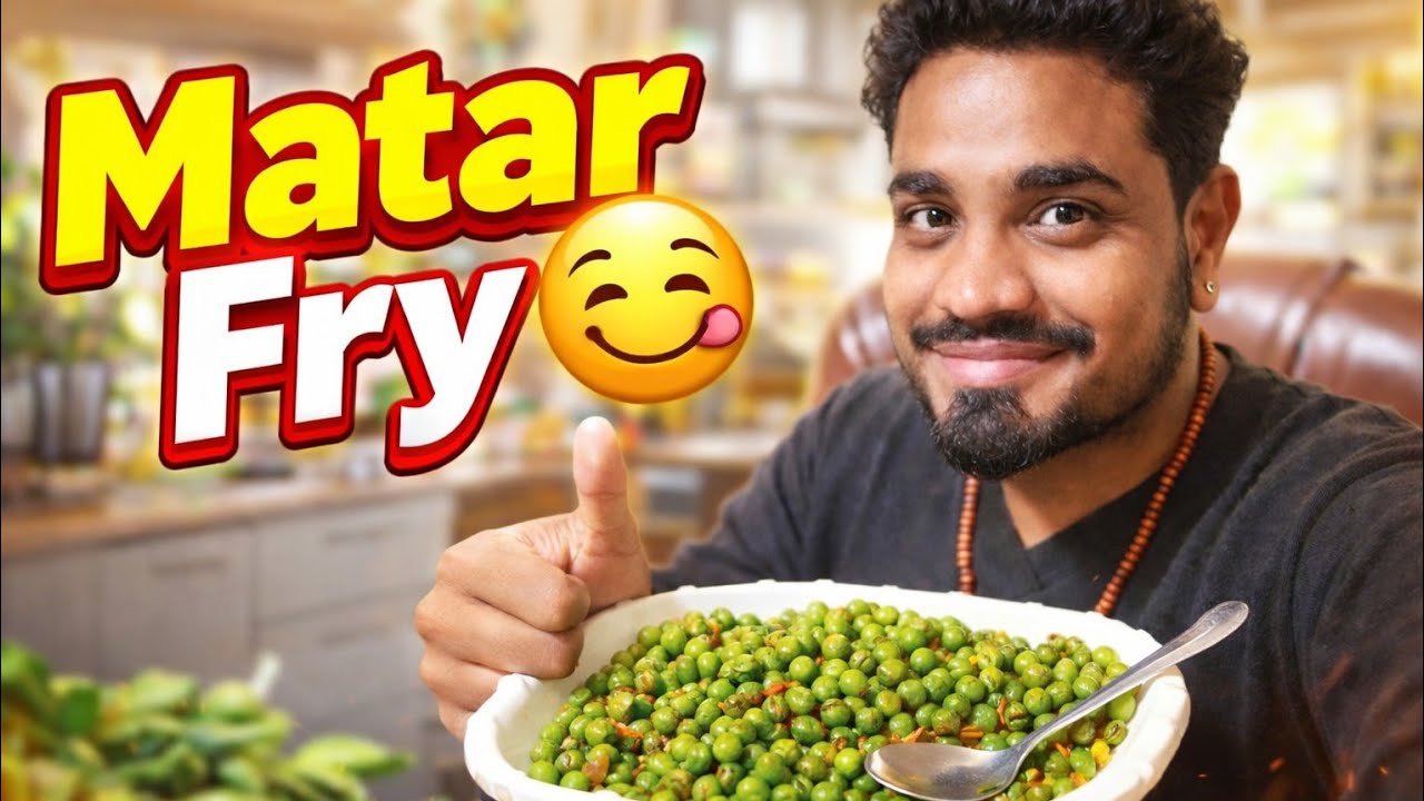 Winter Special Matar Fry 😋 Maza Aagya 