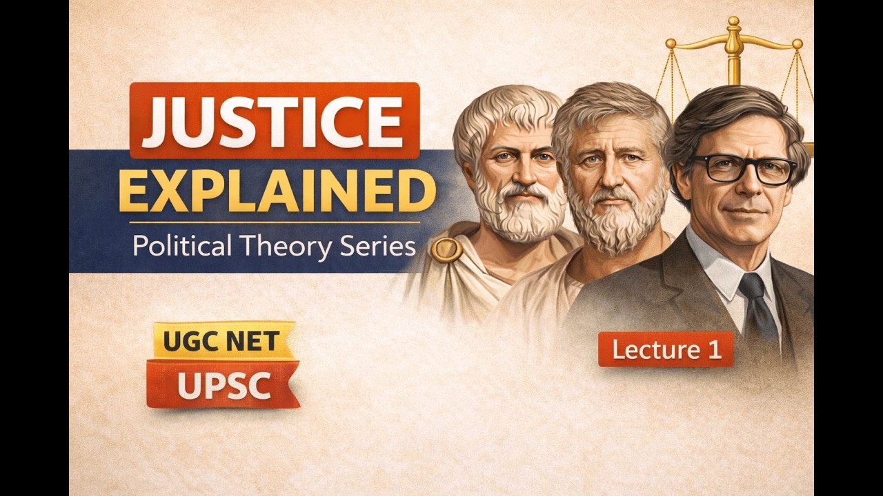 Justice in Political Theory | Plato, Aristotle, Rawls Explained | UGC NET & UPSC