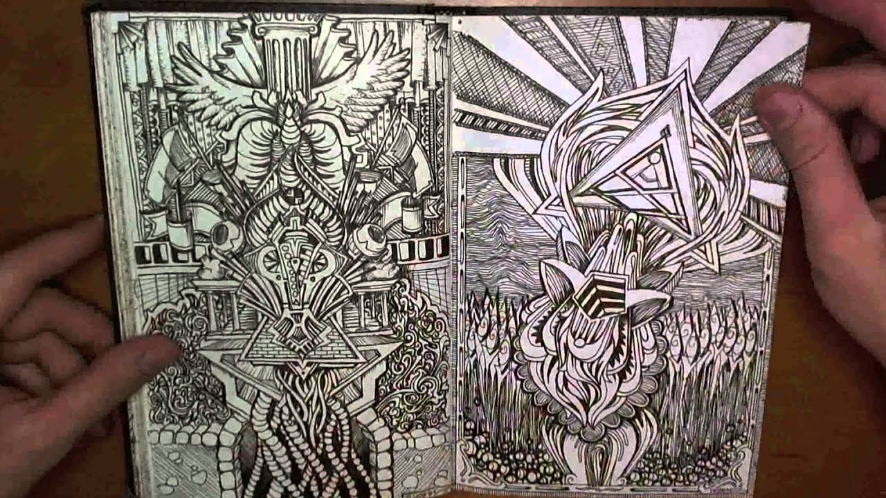 Looking through Peter's Sketchbooks