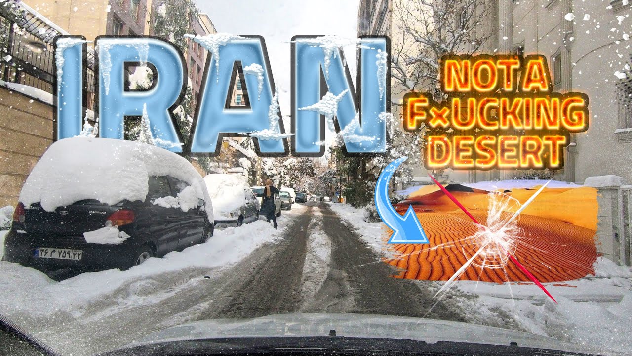 IRAN is not a DESERT - THE HEAVIEST SNOWFALL of 2024 IN TEHRAN