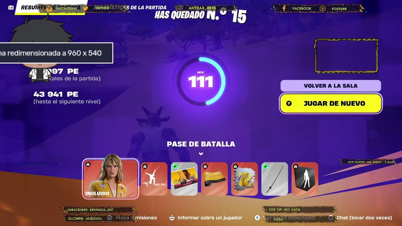 La Nueva Partida Fornite