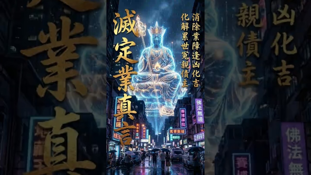 80秒【滅定業真言】化解冤親債主，轉障礙為福德的數位護身符