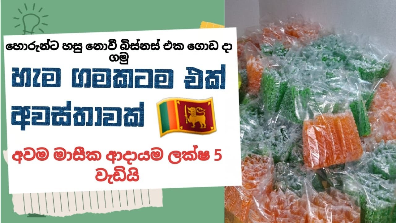 අයිස් පැකට් බිස්නස් එක හොරුන්ට හසු නොවී කරන්නේ මෙහෙමයි #businessguru #srilankanrecipes #icelolly