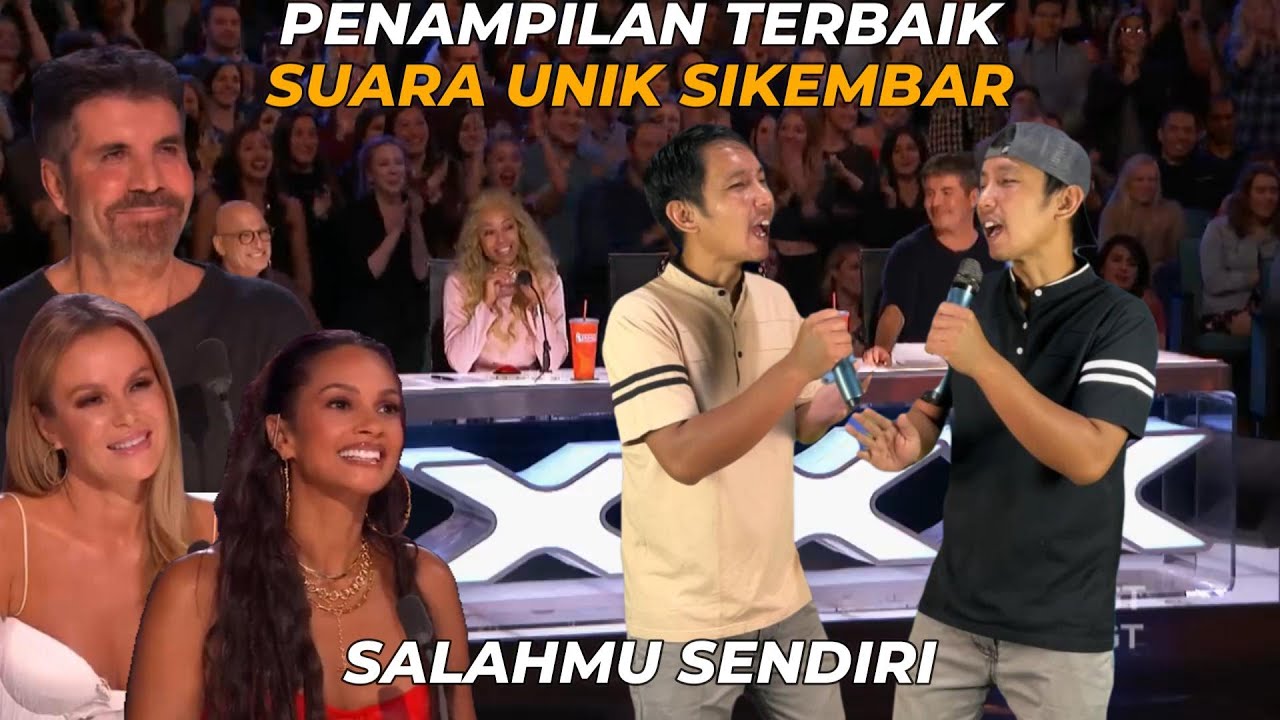 PENAMPILAN TERBAIK SUARA UNIK SI KEMBAR DENGAN LAGU 