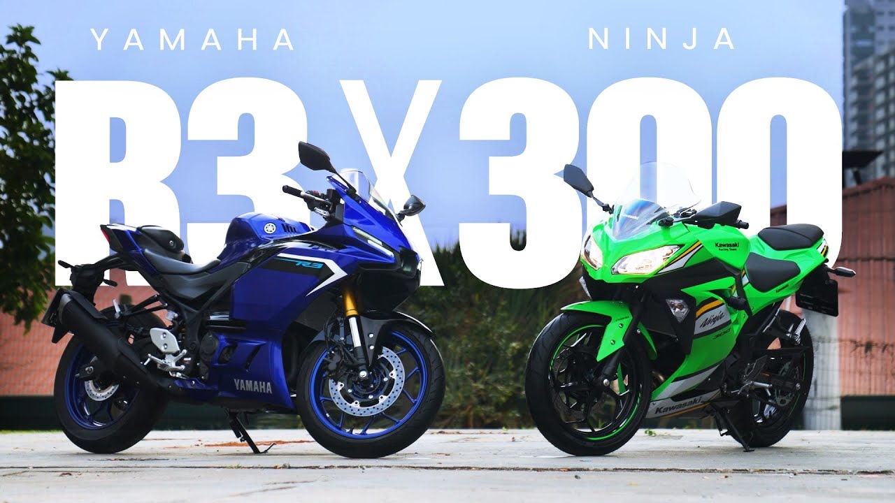 Yamaha R3 x Kawasaki Ninja 300 🔥 Comparativo de MOTOS ESPORTIVAS DE ENTRADA