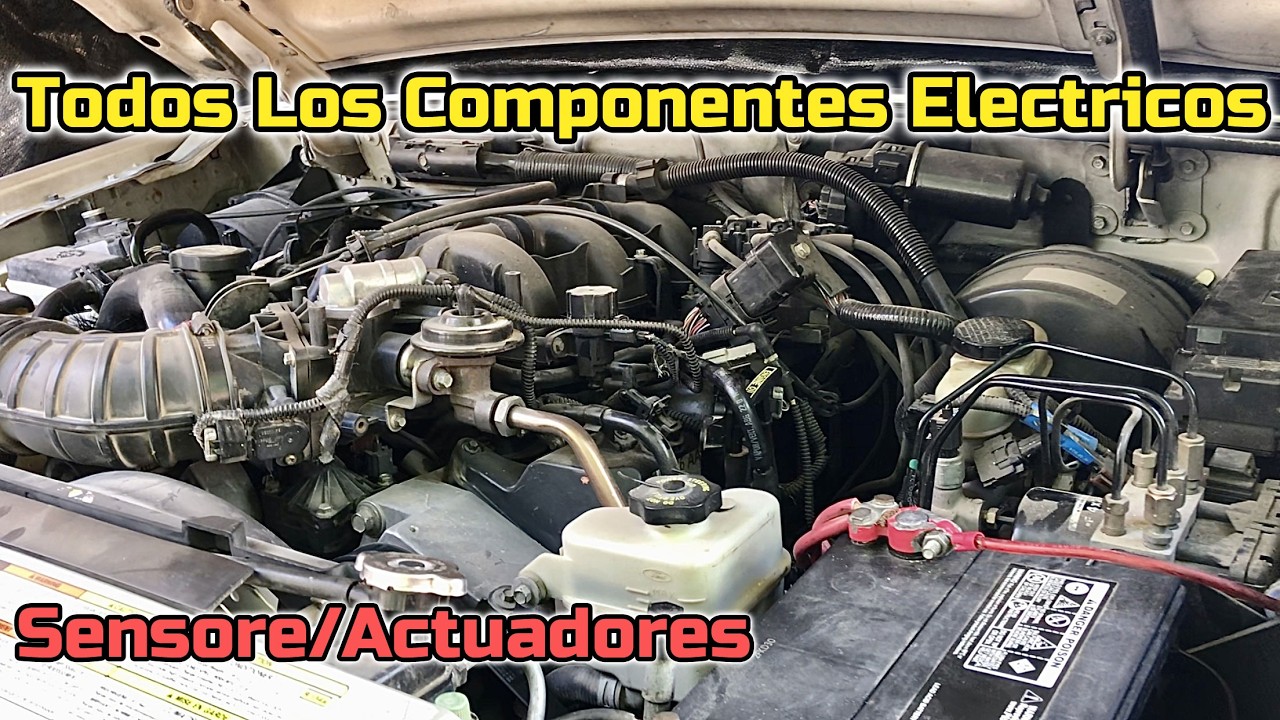 Te Muestro Todos los Componentes Electricos de Motor Ford Explorer 4.0 V6 Sensores y Actuadores