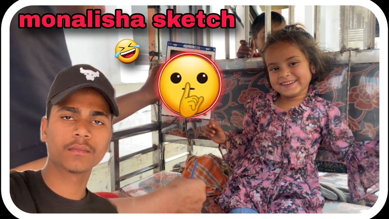 Funny (Sketch) Challenge 😜 | पड़ोसन की बेटी का कार्टून वर्जन😂💯