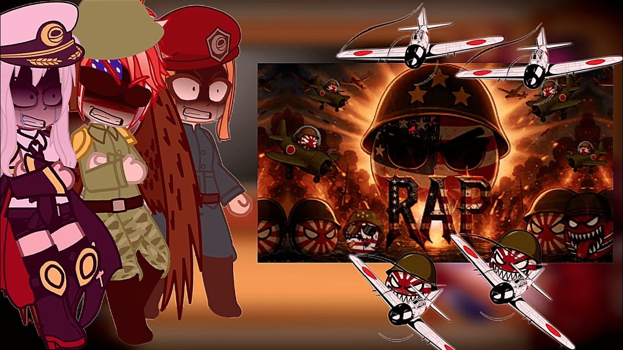Tanya the evil y Azur lane reaccionan a el ataque a pearl harbor!!