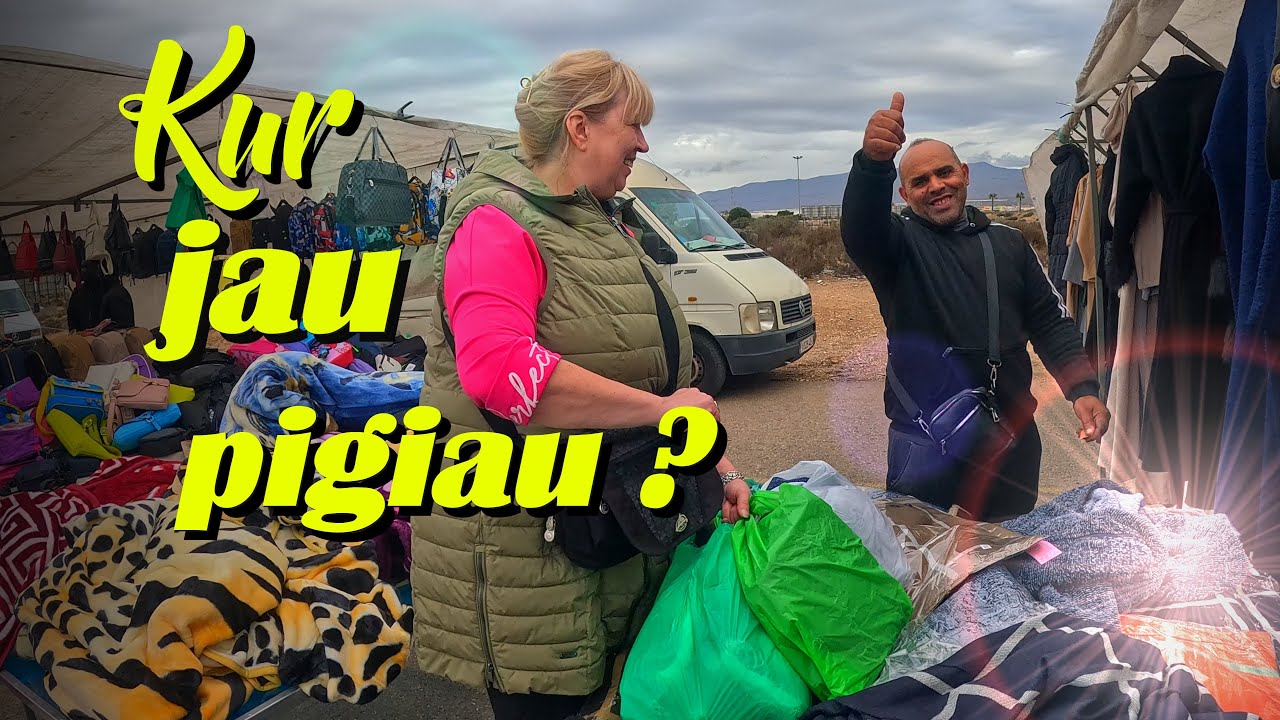 Gatvės turgus Ispanijoje,Andalūzijoje