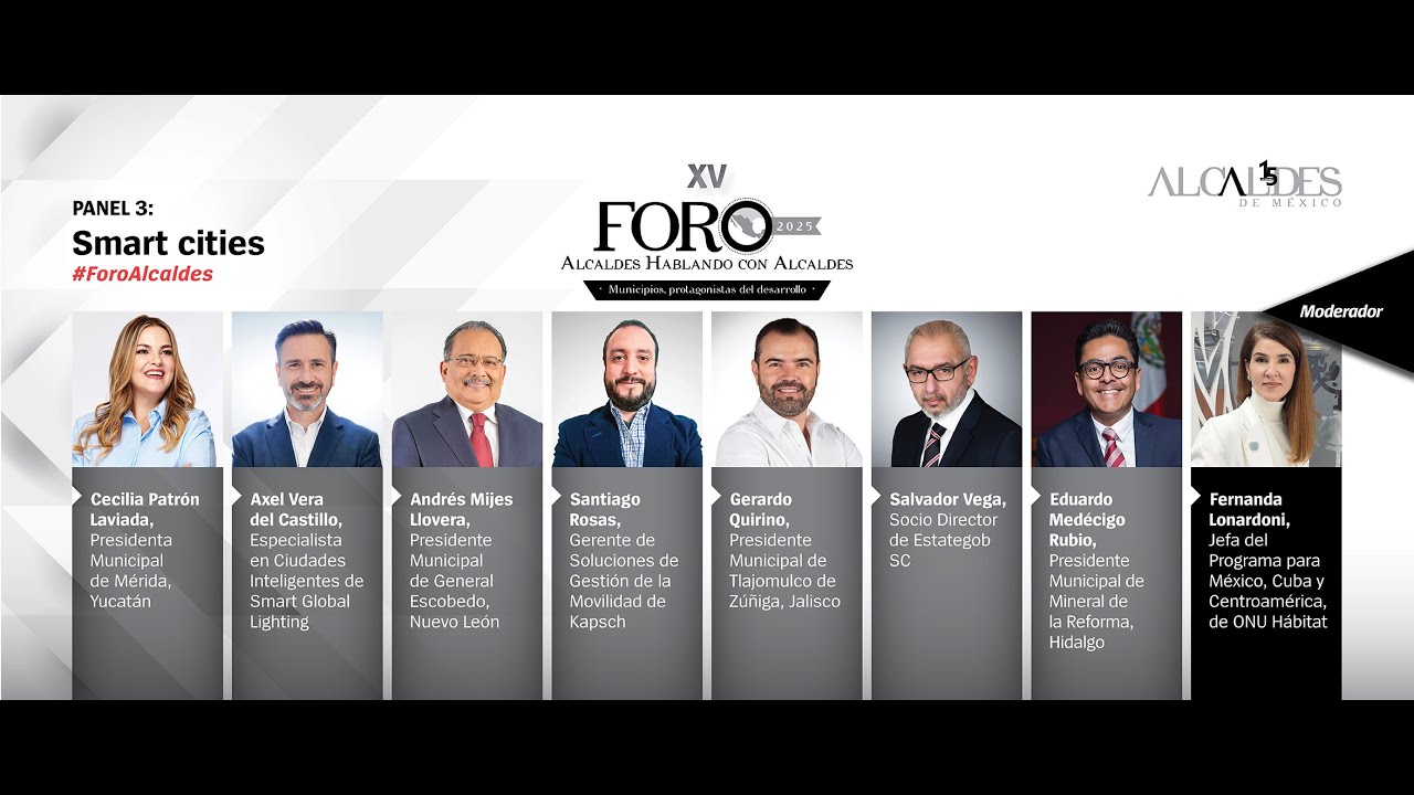 Panel: Smart Cities #ForoAlcaldes
